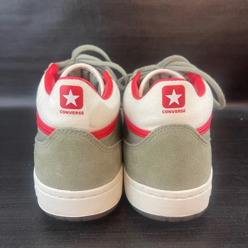 Converse Fastbreak Pro Mid Mens size 11 Sage Green Red Casual Shoes - Picture 6 of 9